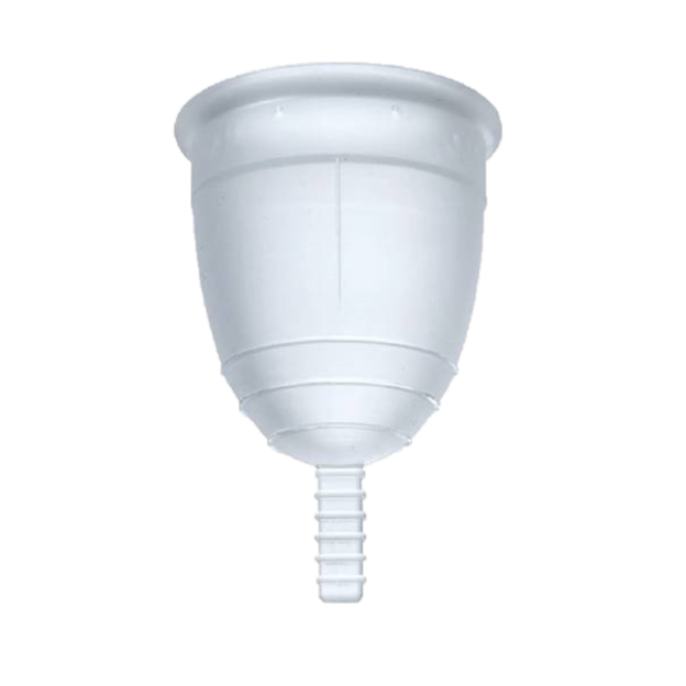 Mami-cup stor transparent