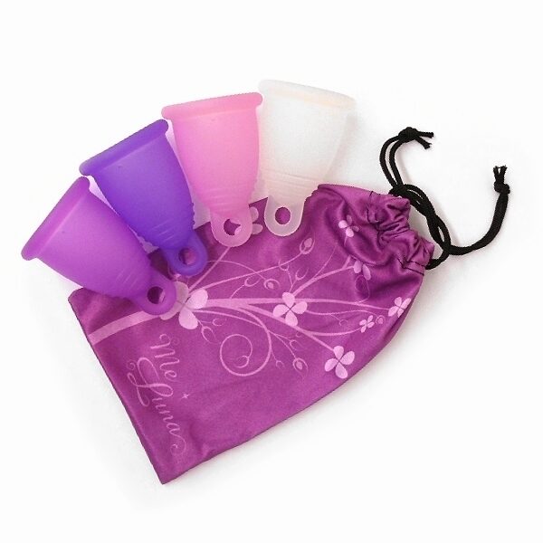 MeLuna menstruationskop pose "Pink Harmony"